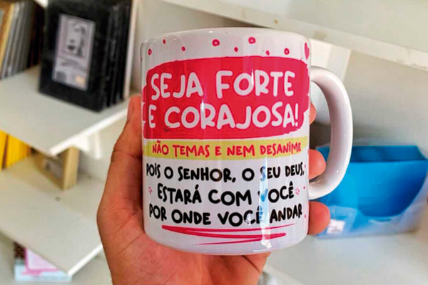 Caneca personalizada para cliente final