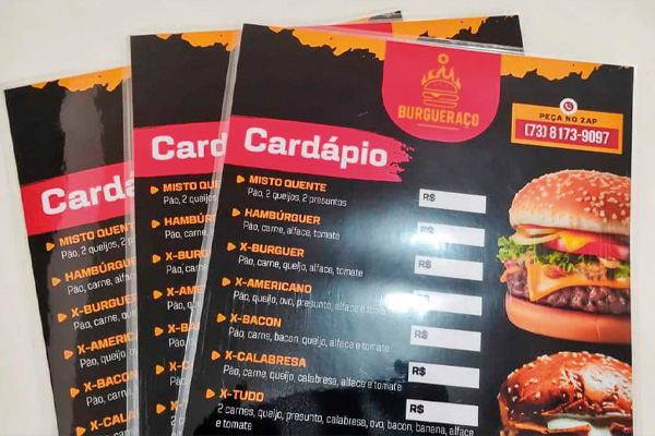 Agenda personalizada com logo de empresa de Eunápolis