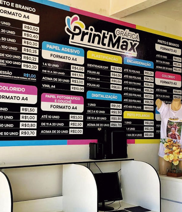 Equipe da PrintMax, sua gráfica em Eunápolis